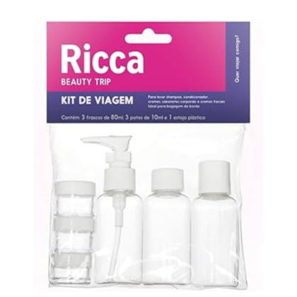 Kit Viagem Ricca - Beauty Trip 7 Itens