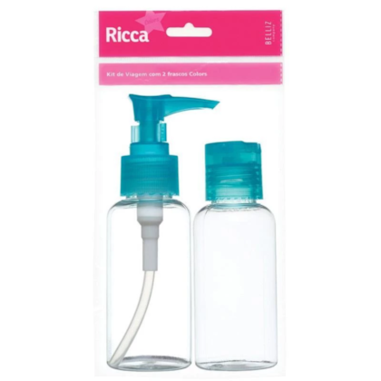 Segunda imagem do produto Kit Viagem Ricca c/2 Frascos Ricca