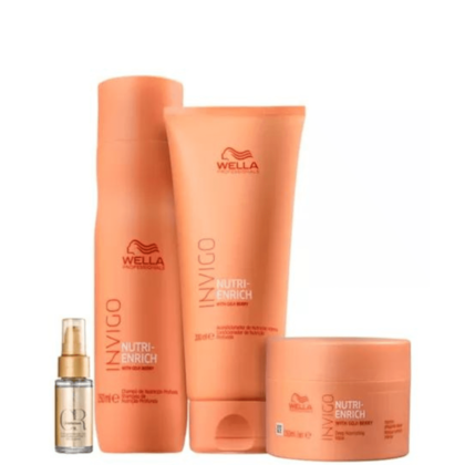 Segunda imagem do produto Kit Wella Nutri-Enrich Essentials (4 Produtos)