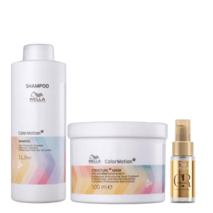 Kit Wella Professionals Color Motion+ Salon +Oil Reflections Trio (3 Produtos)