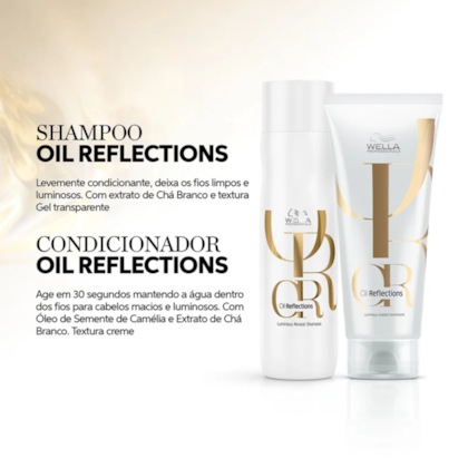 Segunda imagem do produto Kit Wella Professionals Fusion Duo + Oil Reflections 30ml (3Prod)