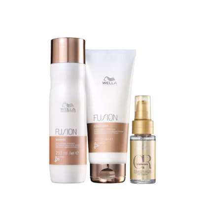 Kit Wella Professionals Fusion Duo + Oil Reflections 30ml (3Prod)