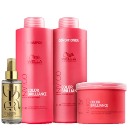Kit Wella Professionals Invigo Color Brilliance Squad Salon (4 Produtos)