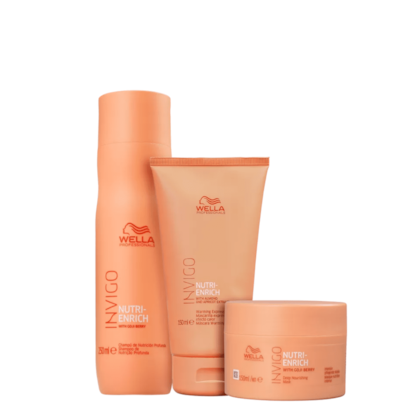 Kit Wella Professionals Invigo Nutri-Enrich Express Trio (3 Produtos)