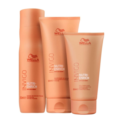 Kit Wella Professionals Invigo Nutri-Enrich Frizz Control (3 Produtos)