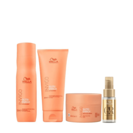 Kit Wella Professionals Invigo Nutri-Enrich +Oil Reflections Quarteto (4 Produtos)