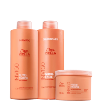 Kit Wella Professionals Invigo Nutri-Enrich Salon Trio (3 Produtos)
