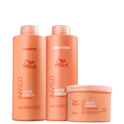 Kit Wella Professionals Invigo Nutri-Enrich Salon Trio (3 Produtos)