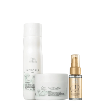 Kit Wella Professionals Nutricurls & Oil Reflection (3 Produtos)