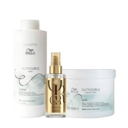 Kit Wella Professionals Nutricurls Reflections Salon Care (3 Produtos)