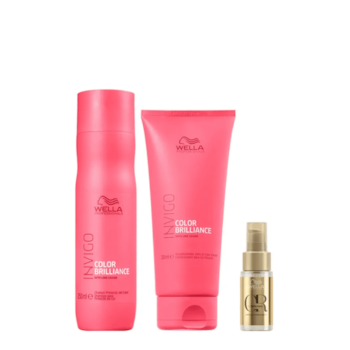 Kit Wella Professionals Oil Reflections + Invigo Color Brilliance Trio (3 Produtos)