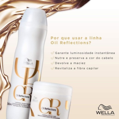Segunda imagem do produto Kit Wella Professionals Oil Reflections Mask Duo (2Produtos)