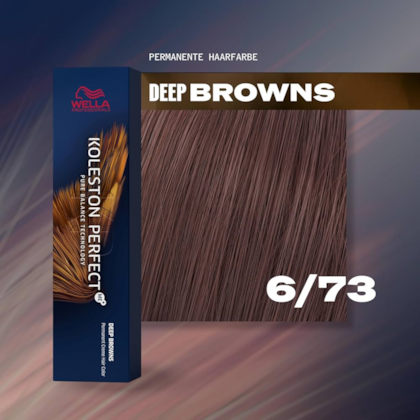 Segunda imagem do produto Koleston - Perfect Me+ Deep Browns - 6/73 Louro Escuro Marrom Dourado