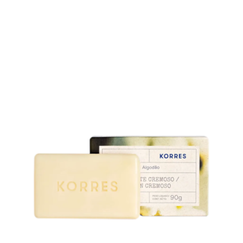 Segunda imagem do produto Korres - Algodão Puro - Sabonete em Barra 90g