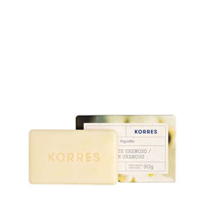 Segunda imagem do produto Korres - Algodão Puro - Sabonete em Barra 90g