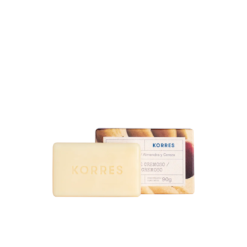 Segunda imagem do produto Korres - Cereja & Amêndoa Cremoso - Sabonete em Barra 90g
