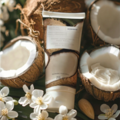 Segunda imagem do produto Korres Coco e Macadamia - Creme Para Mãos 75ml