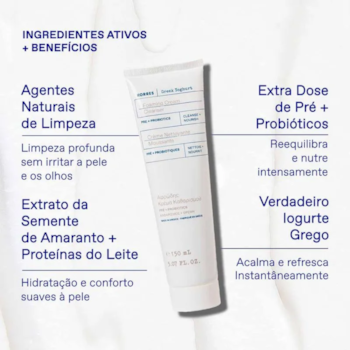 Segunda imagem do produto Korres Greek Yoghurt - Espuma de Limpeza Facial 150ml