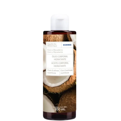 Korres - Óleo Corporal de Coco e Macadâmia 200ml