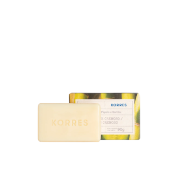 Segunda imagem do produto Korres Pepino e Bambu - Sabonete em Barra 90g