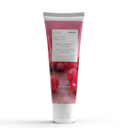 Segunda imagem do produto Korres - Pimenta Rosa - Creme para Mãos 75ml