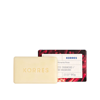 Segunda imagem do produto Korres Pimenta Rosa - Sabonete 90g