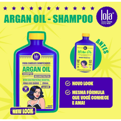 Segunda imagem do produto Lola - Argan Oil Shampoo 250Ml