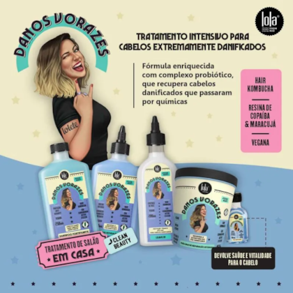 Segunda imagem do produto Lola - Danos Vorazes Leave In Finalizador 200mL