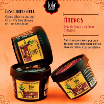Segunda imagem do produto Lola - Vintage Girls Cr Alisante 100g