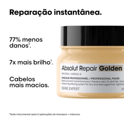 Segunda imagem do produto L'Oréal Absolut Repair Golden - Máscara Capilar 250ml