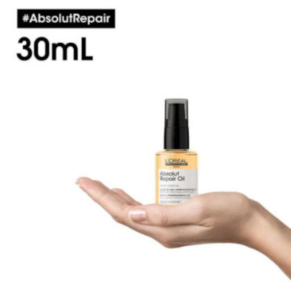 Segunda imagem do produto L'Oréal Professionnel - Absolut Repair Gold Quinoa 10in1 - Óleo Reparador 30ml
