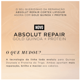 Segunda imagem do produto L'Oréal Professionnel - Absolut Repair Gold Quinoa + Protein - Shampoo 1500ml