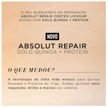 Segunda imagem do produto L'Oréal Professionnel - Absolut Repair Gold Quinoa + Protein - Shampoo 1500ml
