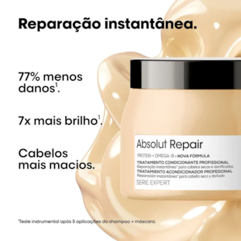 Segunda imagem do produto L'Oréal Professionnel -  Absolut Repair GOLDEN - Máscara Capilar 500ml