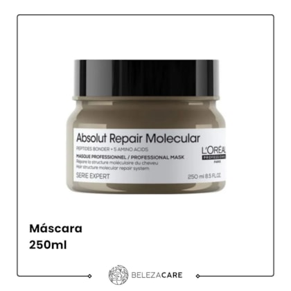 Segunda imagem do produto L'Oréal Professionnel -  Absolut Repair Molecular - Máscara Capilar 250ml