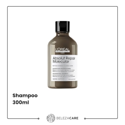 Segunda imagem do produto L'Oréal Professionnel -  Absolut Repair Molecular - Shampoo 300ml