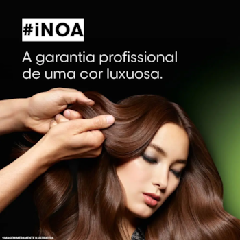 Segunda imagem do produto L'Oréal Professionnel Inoa 60g - CASTANHO - Todas As Cores - 7,42 - Louro Acobreado Irisao