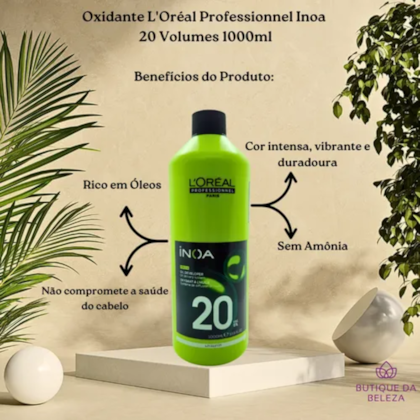 Segunda imagem do produto L'Oréal Professionnel - Inoa - Oxidante 20 Volumes 1 Litro