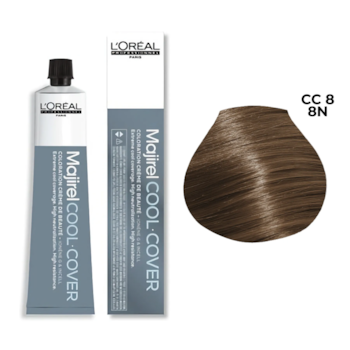Segunda imagem do produto L'Oréal Professionnel Majirel Cool Cover 8 Louro - Coloração Permanente 50g