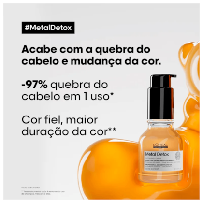 Segunda imagem do produto L'Oréal Professionnel - Metal Detox - Óleo Capilar 50ml