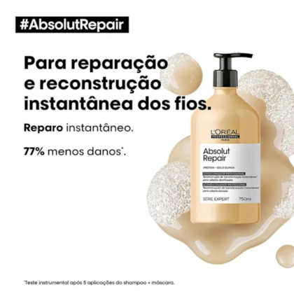 Segunda imagem do produto L'Oréal Professionnel - Serie Expert Absolut Repair Gold Quinoa + Protein - Shampoo 750ml