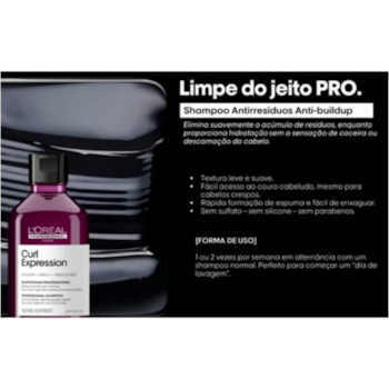 Segunda imagem do produto L'Oréal Professionnel Serie Expert Curl Expression - Shampoo 1,5L