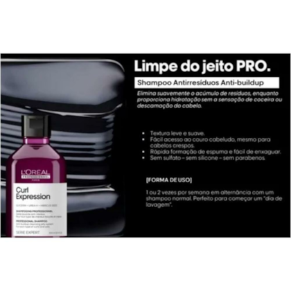 Segunda imagem do produto L'Oréal Professionnel Serie Expert Curl Expression - Shampoo 1,5L