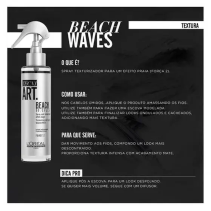Segunda imagem do produto L'Oreal Tecni Art Beach Waves - Spray Texturizador 150ml