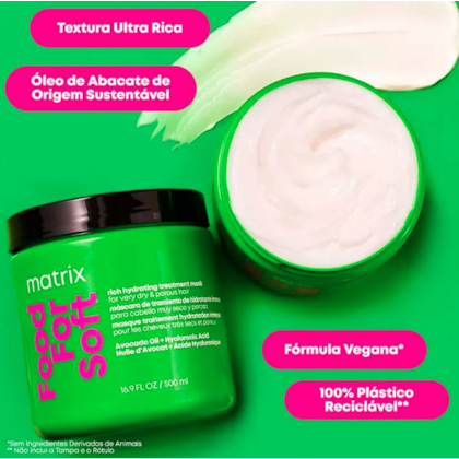 Segunda imagem do produto Matrix - Food For Soft Máscara Hidratante 500ml