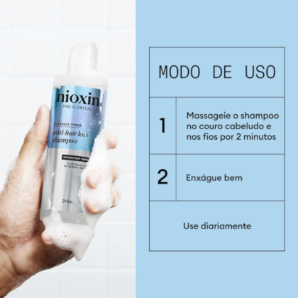 Segunda imagem do produto Nioxin Anti Hair Loss Shampoo 240mL