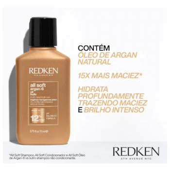Segunda imagem do produto Redken - All Soft Argan-6 - Óleo Capilar 111ml