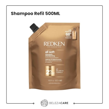 Segunda imagem do produto Redken - All Soft - Shampoo Refil 500ML