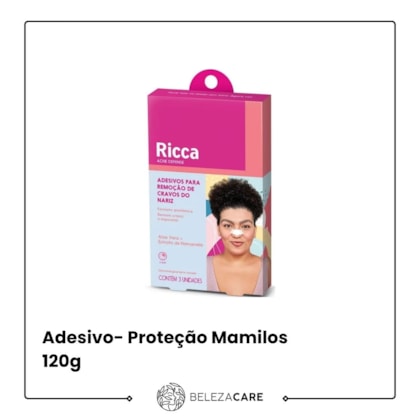 Segunda imagem do produto Ricca - Adesivo Removedor de Cravos (3 Unidades) 50g
