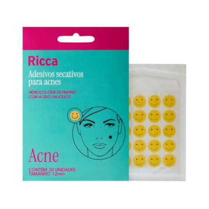 Ricca - Adesivos Secativos Para Acnes Smile 10g